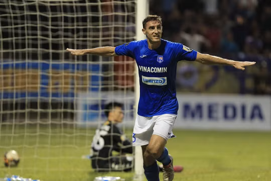 Dyachenko "gà son" của Quảng Ninh. Ảnh VPF