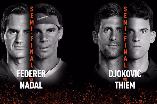 3 cây vợt hạt giống Roland Garros 2019 đều có mặt tại bán kết (ảnh ATP)