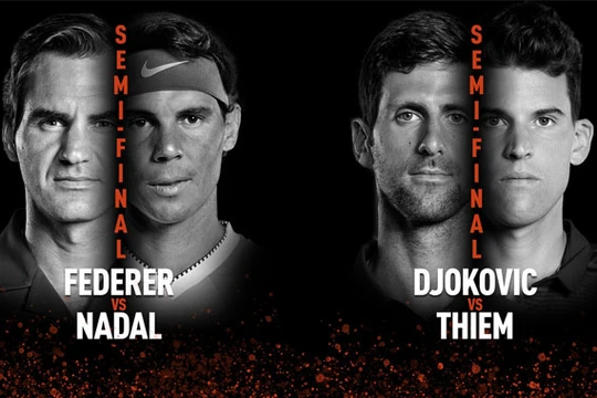 3 cây vợt hạt giống Roland Garros 2019 đều có mặt tại bán kết (ảnh ATP)