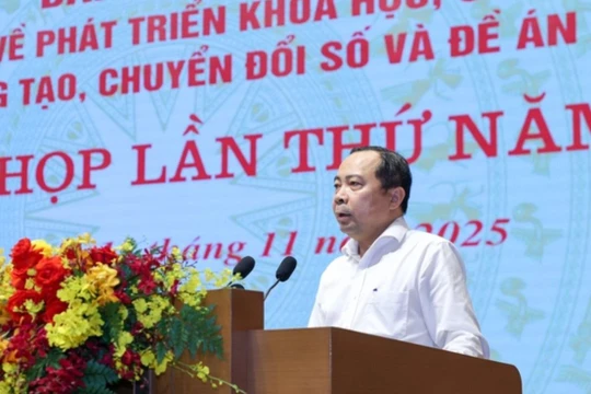 Thứ trưởng Thường trực Bộ KH&CN Vũ Hải Quân khẳng định ngành tăng tốc phủ rộng hạ tầng 5G.