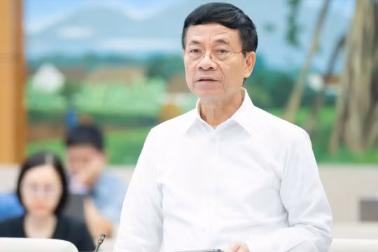 Bộ trưởng Bộ KH&CN Nguyễn Mạnh Hùng giải trình về dự án Luật Công nghệ cao (sửa đổi).