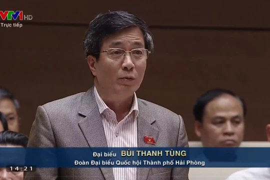 Ông Bùi Thanh Tùng - Phó trưởng đoàn đại biểu Quốc hội TP Hải Phòng.