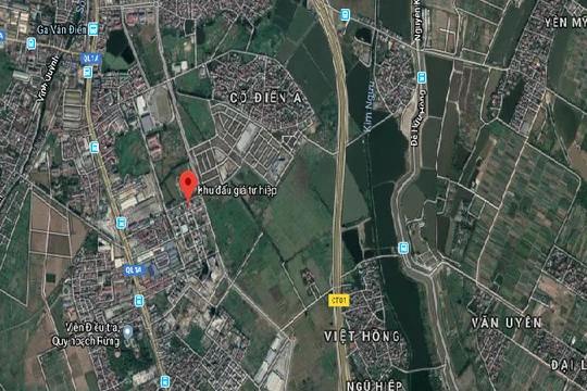 Điểm đầu tuyến đường giáp với Trường Tiểu học A thị trấn Văn Điển, điểm cuối giao với đường nối Pháp Vân - Tứ Hiệp tới khu đấu giá Tứ Hiệp - Ngũ Hiệp.