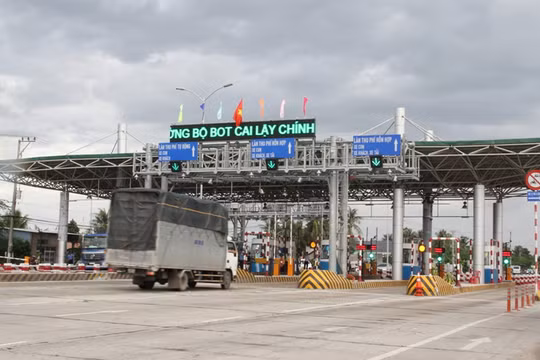 Trạm thu phí Cai Lậy - Ảnh: Kinh tế đô thị