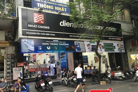 Một cửa hàng của Công ty Nhật Cường tại số 33 Lý Quốc Sư, Hà Nội - Ảnh: Q.V