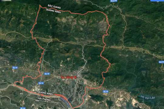 Khu đô thị phường Bắc Sơn được nghiên cứu quy hoạch tại TP Uông Bí, tỉnh Quảng Ninh.