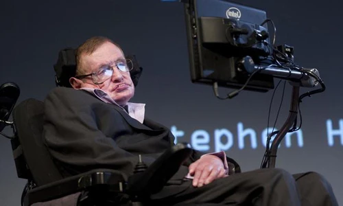 Ông hoàng Vật lý Stephen Hawking. Ảnh: AFP.