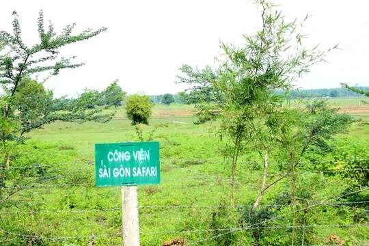 Công viên Sài Gòn Safari "treo" 15 năm. Ảnh: TP HCM