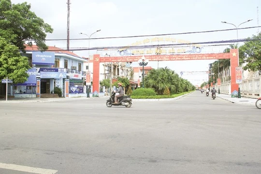 Hiện trạng diện trạng diện tích tự nhiên huyện Nga Sơn, tỉnh Thanh Hóa khoảng 157,82km2/ Ảnh: baothanhhoa.vn