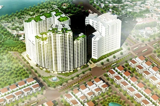 Dự án Nam Đàn Plaza có vị trí đắc địa, nằm ngay mặt đường Phạm Hùng.