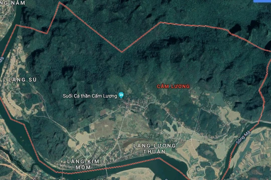 Khu vực nghiên cứu quy hoạch tại xã Cẩm Lương, huyện Cẩm Thủy, tỉnh Thanh Hóa
