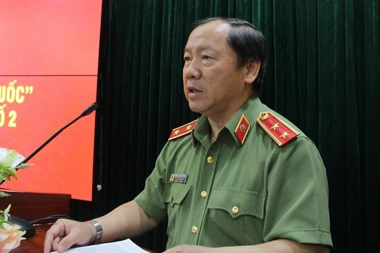 Cục trưởng Cục An ninh mạng, Bộ Công an Hoàng Phước Thuận. Ảnh: BCA.