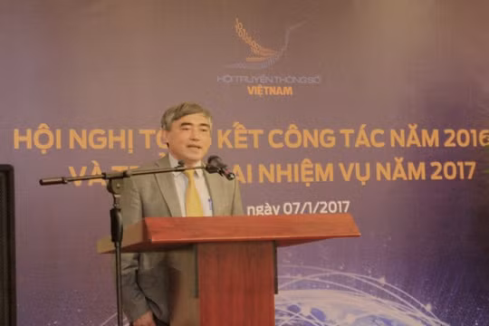 Thứ trưởng Bộ TT&TT Nguyễn Minh Hồng biểu dương những kết quả Hội TTS Việt Nam đạt được.