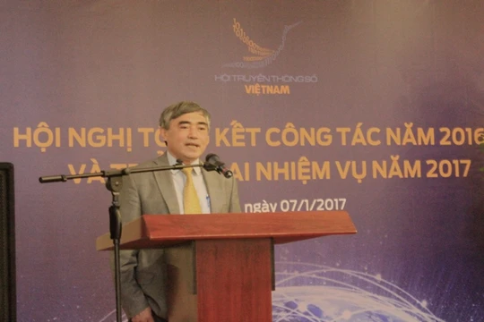Thứ trưởng Bộ TT&TT Nguyễn Minh Hồng biểu dương những kết quả Hội TTS Việt Nam đạt được.