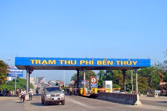 Trạm thu phí cầu Bến Thủy sẽ giảm 50% mức phí từ ngày 15/4. (Ảnh: Cienco 4)
