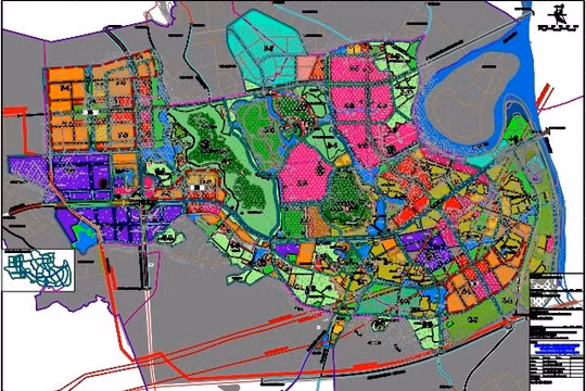 Quy hoạch chung thị trấn sinh thái Chúc Sơn.