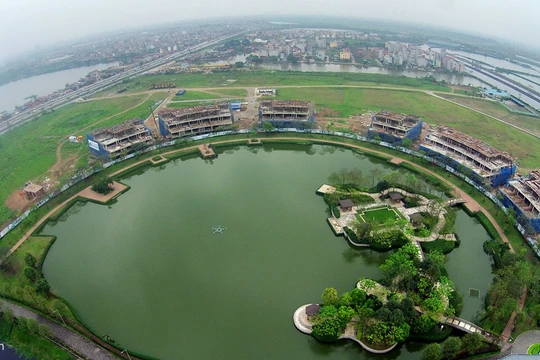 Khu vực Công viên Yên Sở, quận Hoàng Mai - Ảnh: Zing.