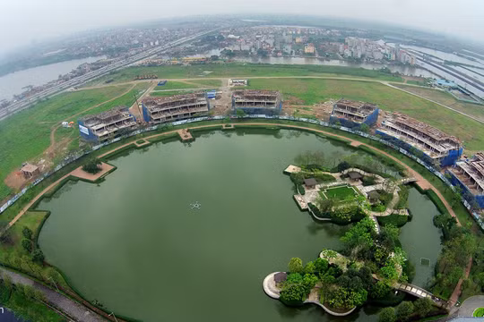 Khu vực Công viên Yên Sở, quận Hoàng Mai - Ảnh: Zing.