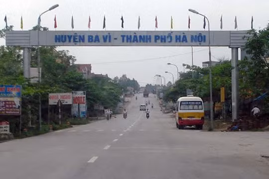 Huyện Ba vì sẽ có tuyến đường mới chạy qua thị trấn Tây Đằng - Ảnh minh họa/Báo Đấu thầu.