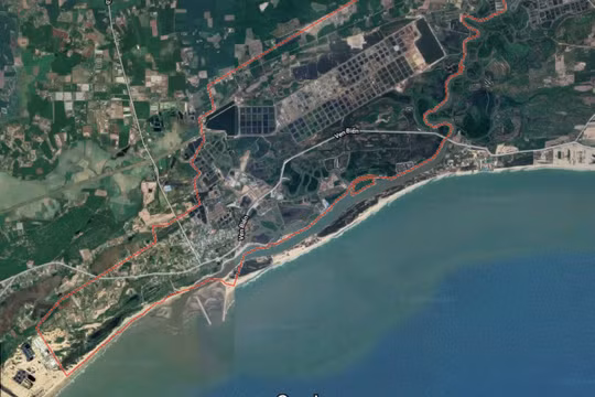 Dự án khu du lịch sinh thái Bình An thuộc xã Lộc An, huyện Đất Đỏ, Bà Rịa - Vũng Tàu.