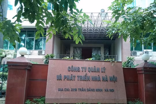 Trụ sở Công ty Quản lý và Phát triển Nhà Hà Nội. Ảnh: Tiền Phong