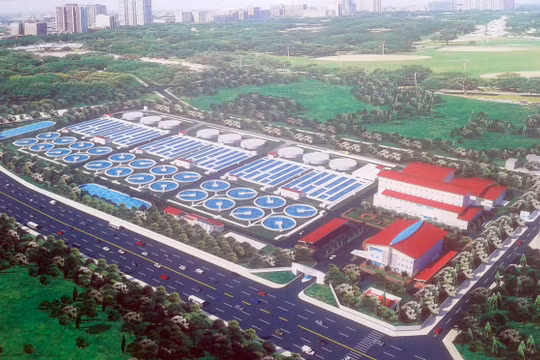 Dự án nhà máy xử lý nước thải với công suất 270 nghìn m3/ngày đêm.