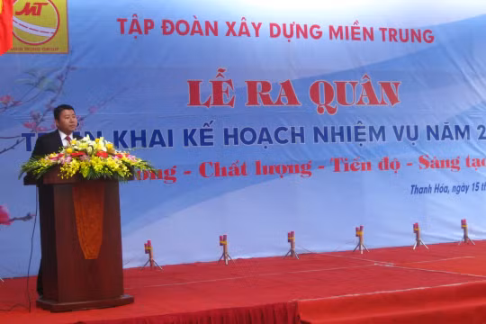  Ông Mai Xuân Thông, Chủ tịch HĐQT Tập đoàn Xây dựng Miền Trung/ Ảnh: mientrunggroup.com