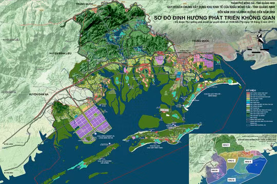 Định hướng phát triển không gian Khu kinh tế cửa khẩu Móng Cái, Quảng Ninh.