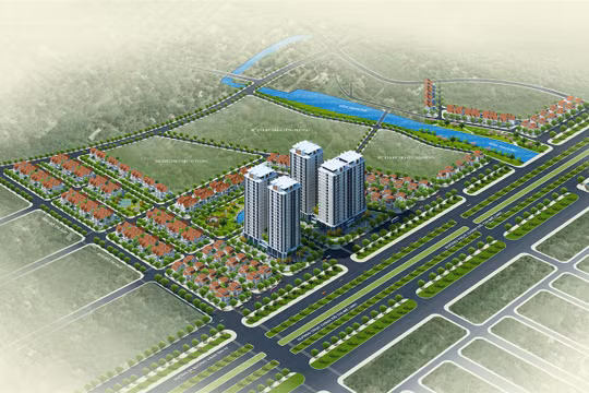 Khu đô thị mới CEO Mê Linh rộng 20,3ha đất được đầu tư xây dựng biệt thự, nhà vườn, nhà liền kề, nhà hỗn hợp - Ảnh: CEO Group.