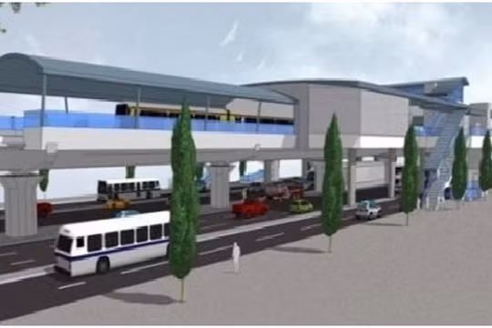 Phối cảnh nhà ga tuyến metro số 5 giai đoạn 2