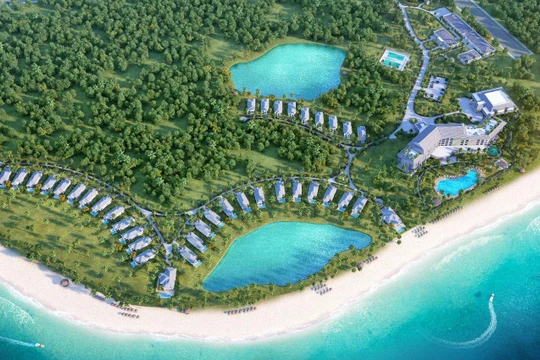 Phối cảnh quần thể du lịch, nghỉ dưỡng, sinh thái và vui trơi giải trí FLC Nghệ An/ Ảnh: flc.vn