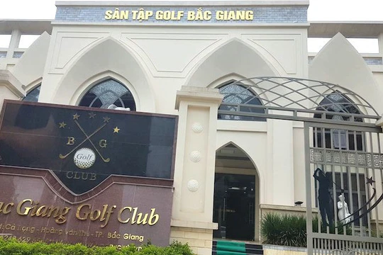 Sân golf Bắc Giang. Ảnh: Dân trí