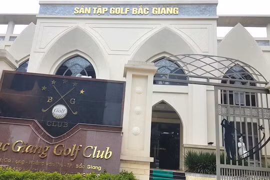Sân golf Bắc Giang. Ảnh: Dân trí