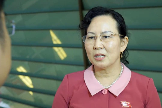 Bà Lê Thị Thủy, Phó Chủ nhiệm Ủy ban Kiểm tra Trung ương.