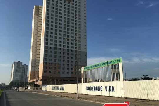 Khu chung cư quốc tế Booyoung thuộc Khu đô thị Mỗ Lao là vị trí đắc địa của quận Hà Đông.