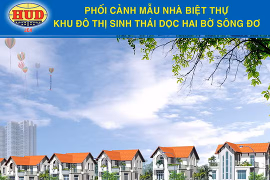 Theo cơ cấu chức năng sử dụng đất KĐTST dọc hai bờ sông Đơ sẽ có: đất biệt thự, đất liền kề, đất chung cư,.../ Ảnh: hud4.vn