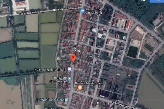 Tuyến đường có điểm đầu (điểm 1) tại vị trí giao với tuyến đường Ngô Xuân Quảng.