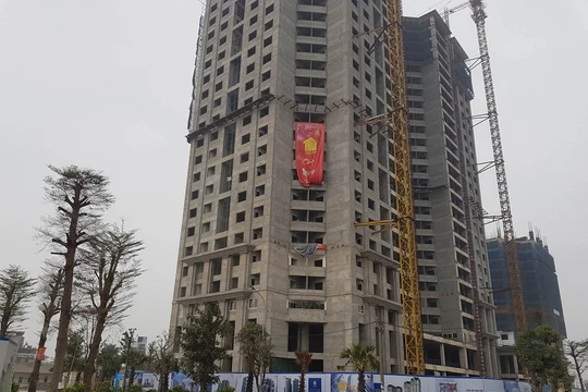 Dự án Tòa nhà hỗn hợp thương mại và nhà ở chung cư TECCO đang triển khai - Ảnh Teccohanoi.com