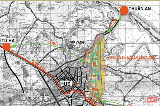 Thừa Thiên Huế đang tìm nhà đầu tư thực hiện các dự án thuộc Khu đô thị mới An Vân Dương.