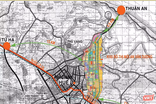 Thừa Thiên Huế đang tìm nhà đầu tư thực hiện các dự án thuộc Khu đô thị mới An Vân Dương.