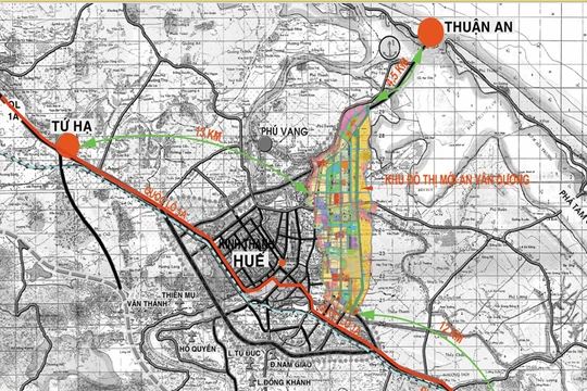 Thừa Thiên Huế đang tìm nhà đầu tư thực hiện các dự án thuộc Khu đô thị mới An Vân Dương.