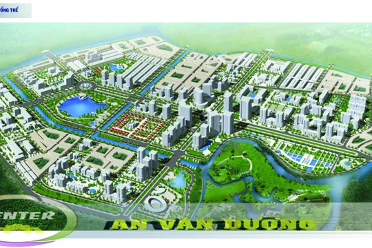 Khu A - Đô thị mới An Vân Dương có tổng diện tích khoảng 380ha.