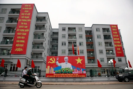 Hiện Quận ủy - HĐND - UBND quận Bắc Từ Liêm đang ở Khu đô thị Kiều Mai - Ảnh: Vietnamnet.