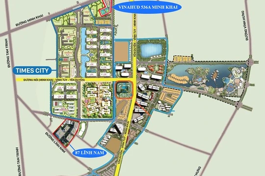 Vốn đối ứng dự án lên đến 60ha đất tại các quận nội thành.