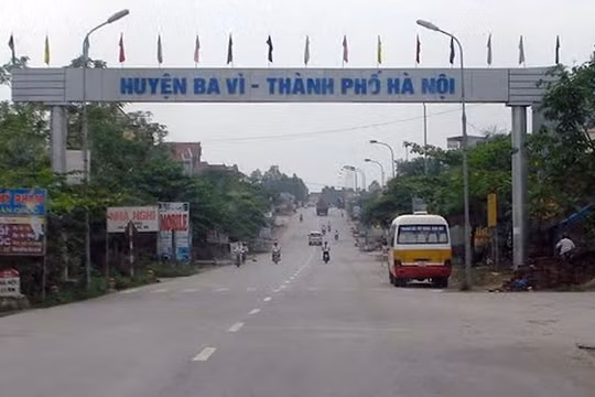 Huyện Ba vì sẽ có tuyến đường mới chạy qua thị trấn Tây Đằng - Ảnh minh họa/Báo Đấu thầu.