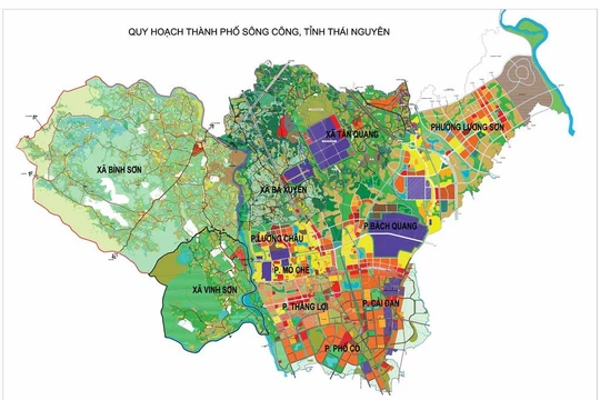 Khu đô thị số I thuộc tổ dân phố Xuân Gáo, Xuân Miêu 1, Xuân Miên 2, Xuân Thành, Phố Mới, Nguyên Giá, phường Cải Đan, TP Sông Công.
