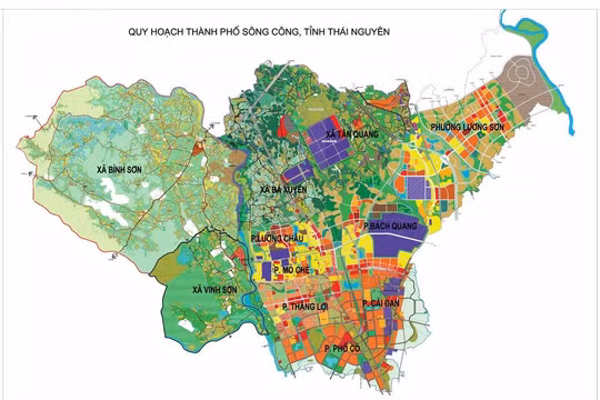 Khu đô thị số I thuộc tổ dân phố Xuân Gáo, Xuân Miêu 1, Xuân Miên 2, Xuân Thành, Phố Mới, Nguyên Giá, phường Cải Đan, TP Sông Công.