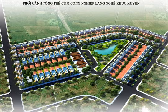 Phối cảnh cụm công nghiệp làng nghề Khúc Xuyên/ Ảnh: dabaco.com.vn