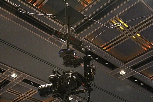 Hệ thống máy quay Crazycam 4Axis đầu tiên ở châu Á. (Nguồn: AVING)