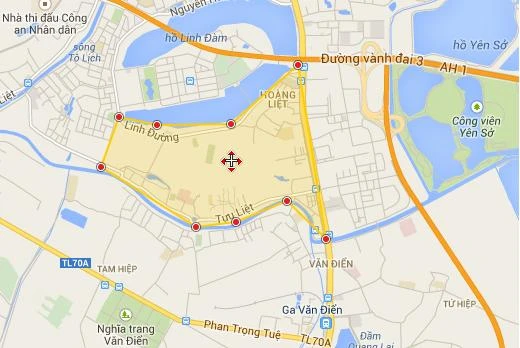 Hà Nội sắp có tuyến đường nối từ cầu Hòa Bình đến KĐT mới Nam Hồ Linh Đàm.